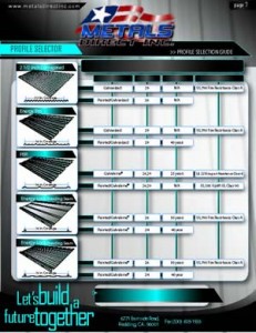 Metals Direct Profile Selector PDF