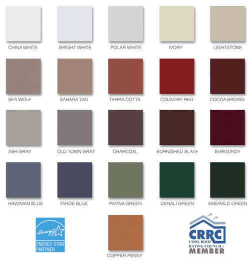 Painted Metal Roofing Colors